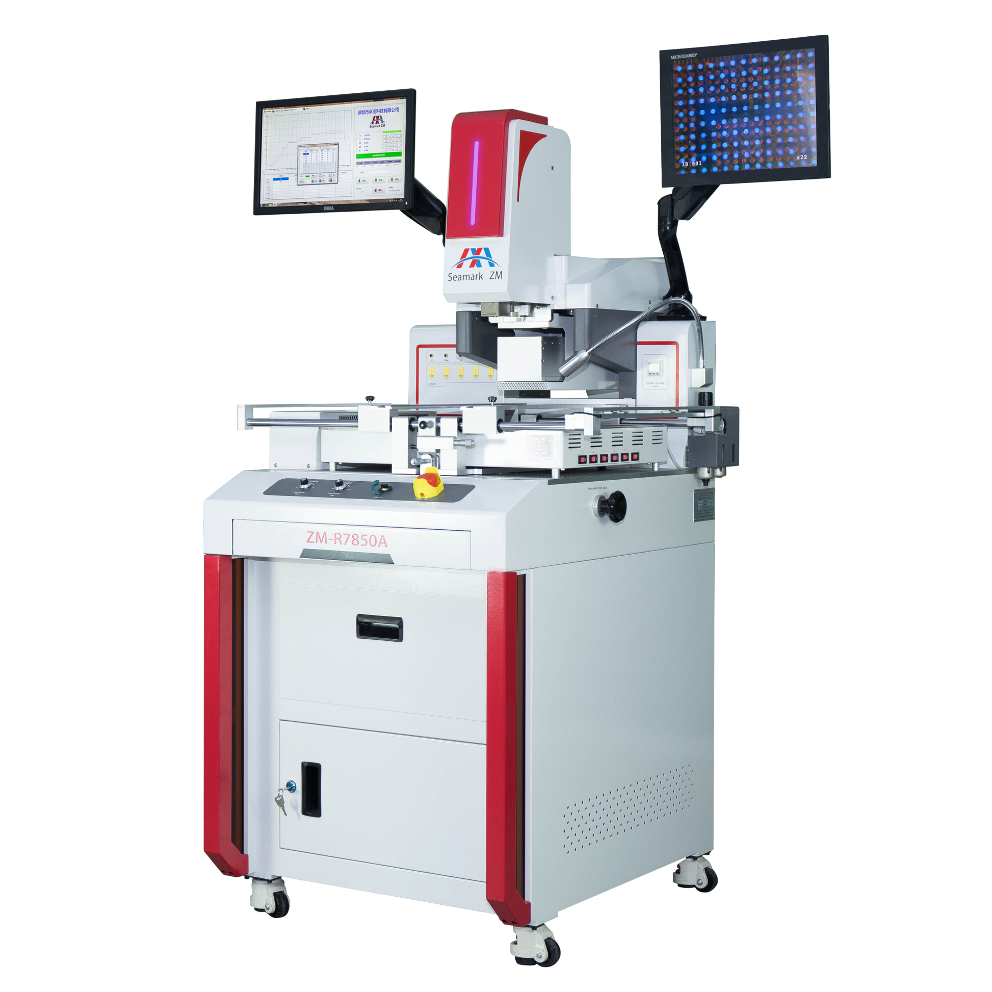 Seamark Zhuomao ZM R7850A smart optical BGA rework station PCB rework system