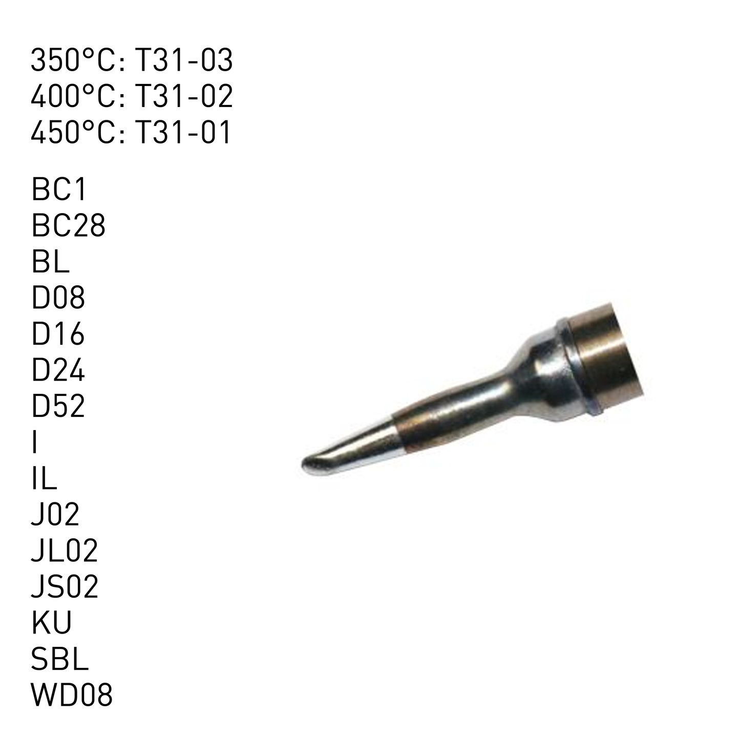 Hakko Products_ T31 Series Soldering Tips_ Soldering Tips_ Hakko Products