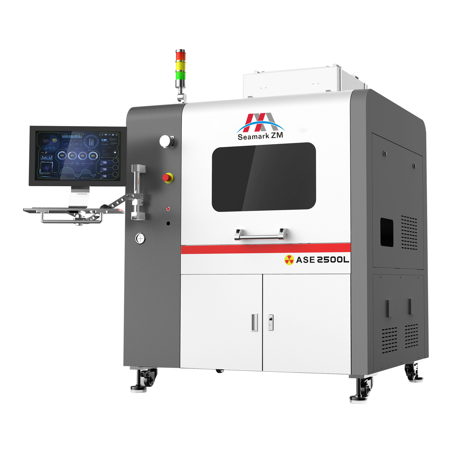 Seamark Zhuomao ZM-ASE2500L automatic inline detin and reballing machine. BGA rework station.