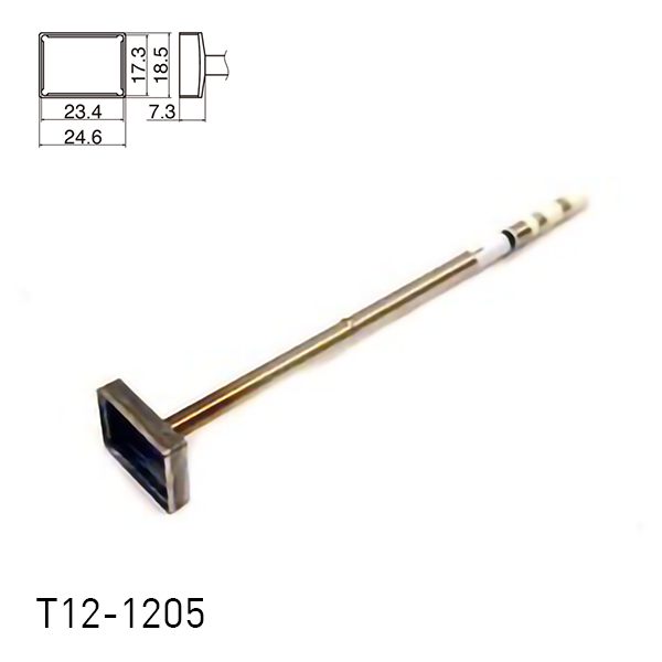 Hakko T12-1205 Quad Soldering Iron Tips for soldering station FM202, FM203, FM204, FM206, FM950, FX951, FX952 and soldering iron FM2027, FM2028