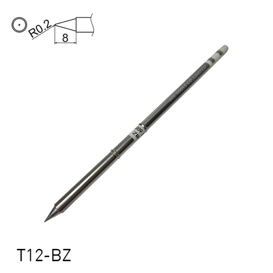 Hakko T12-BZ Soldering Iron Tips for soldering station FM202, FM203, FM204, FM206, FM950, FX951, FX952 and soldering iron FM2027, FM2028