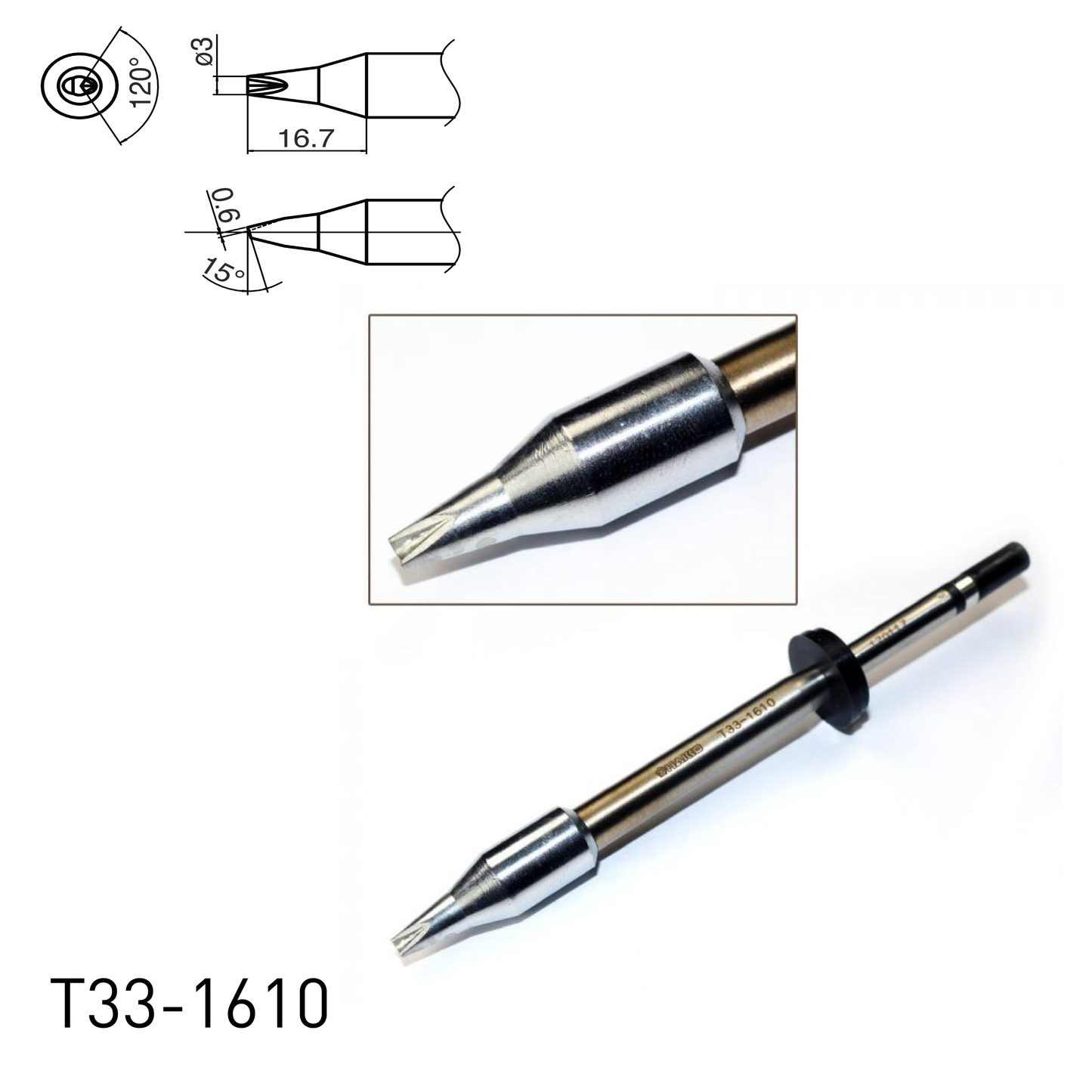 T33 / T33-SS Series Soldering Tips