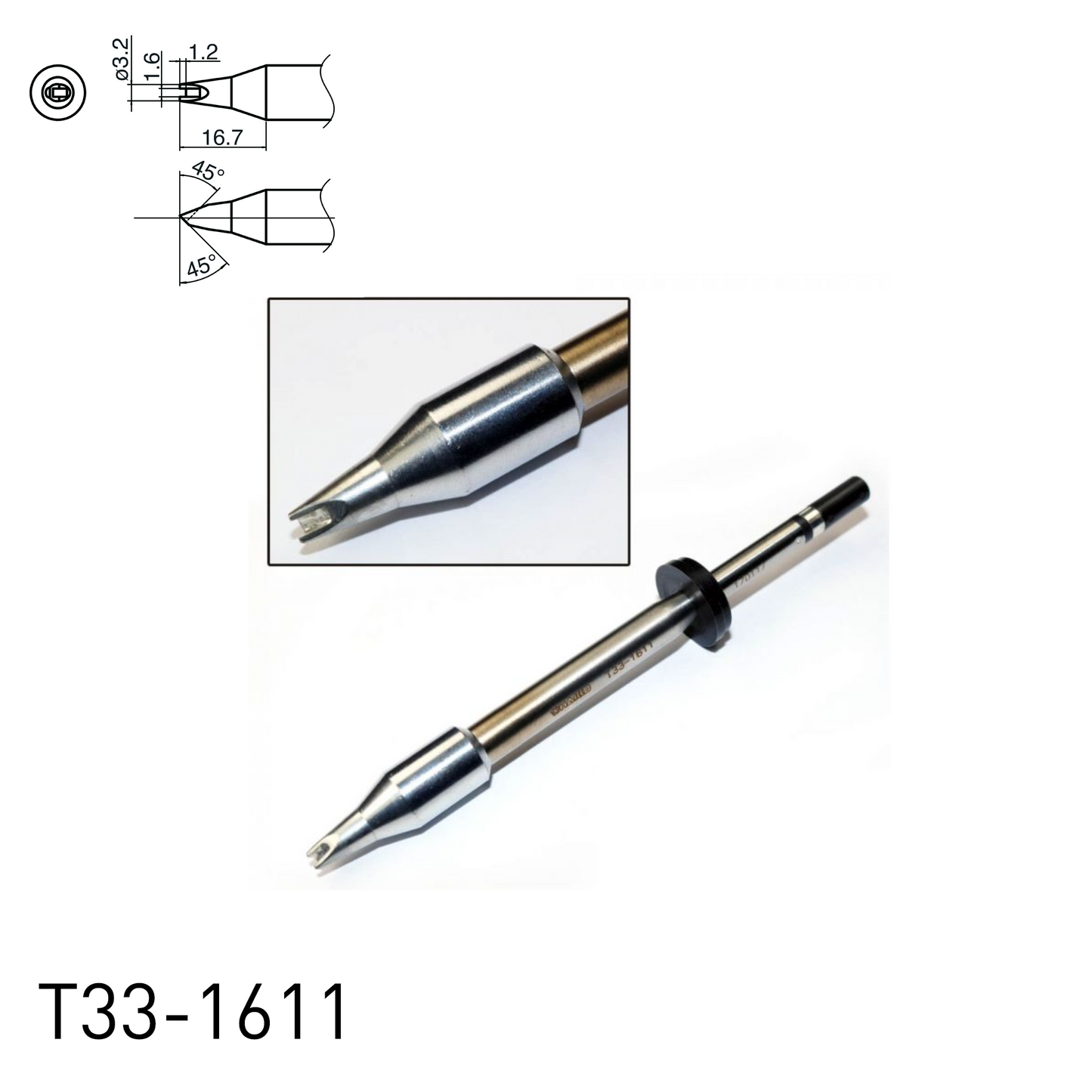 T33 / T33-SS Series Soldering Tips