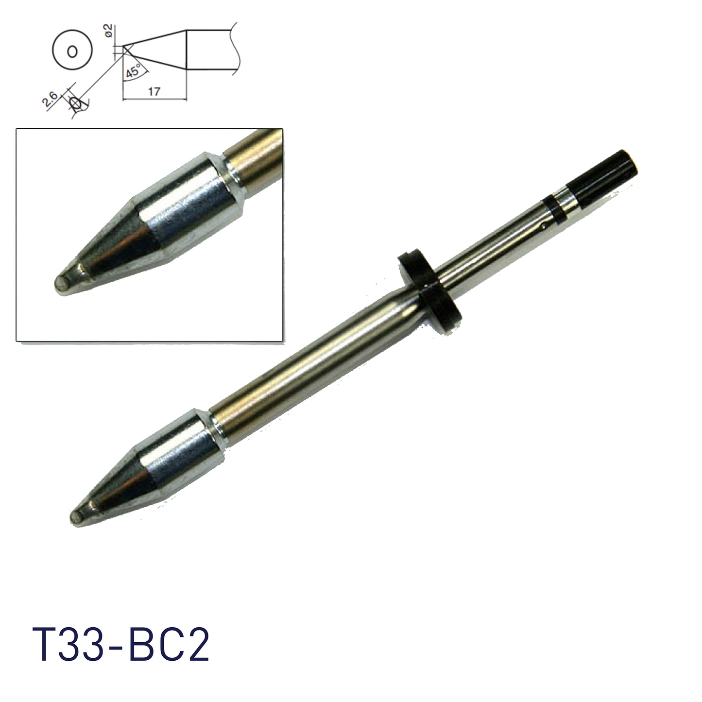 T33 / T33-SS Series Soldering Tips