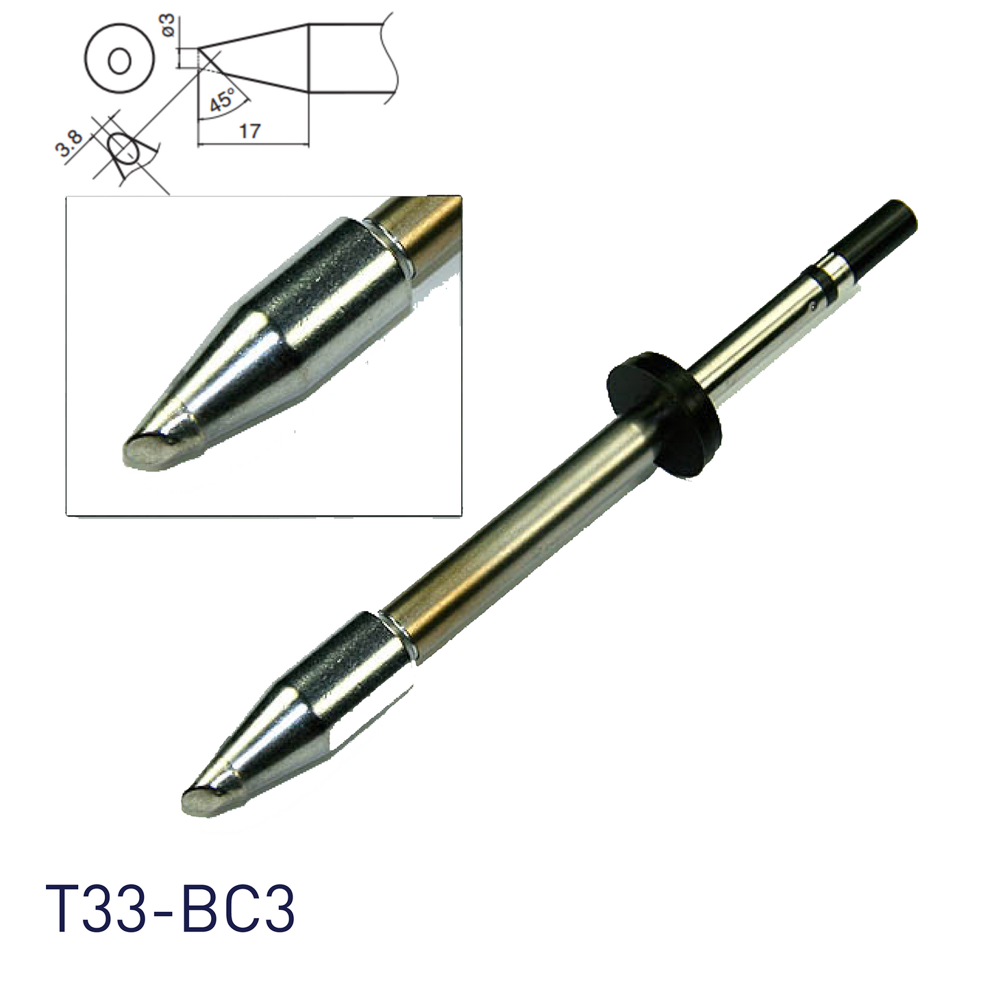 T33 / T33-SS Series Soldering Tips