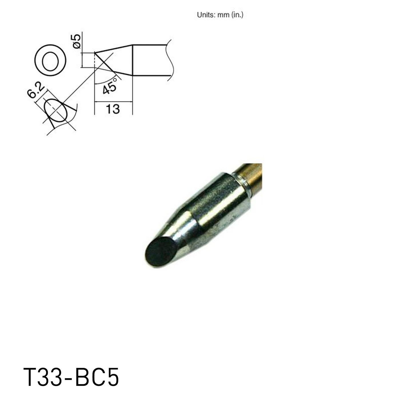 T33 / T33-SS Series Soldering Tips