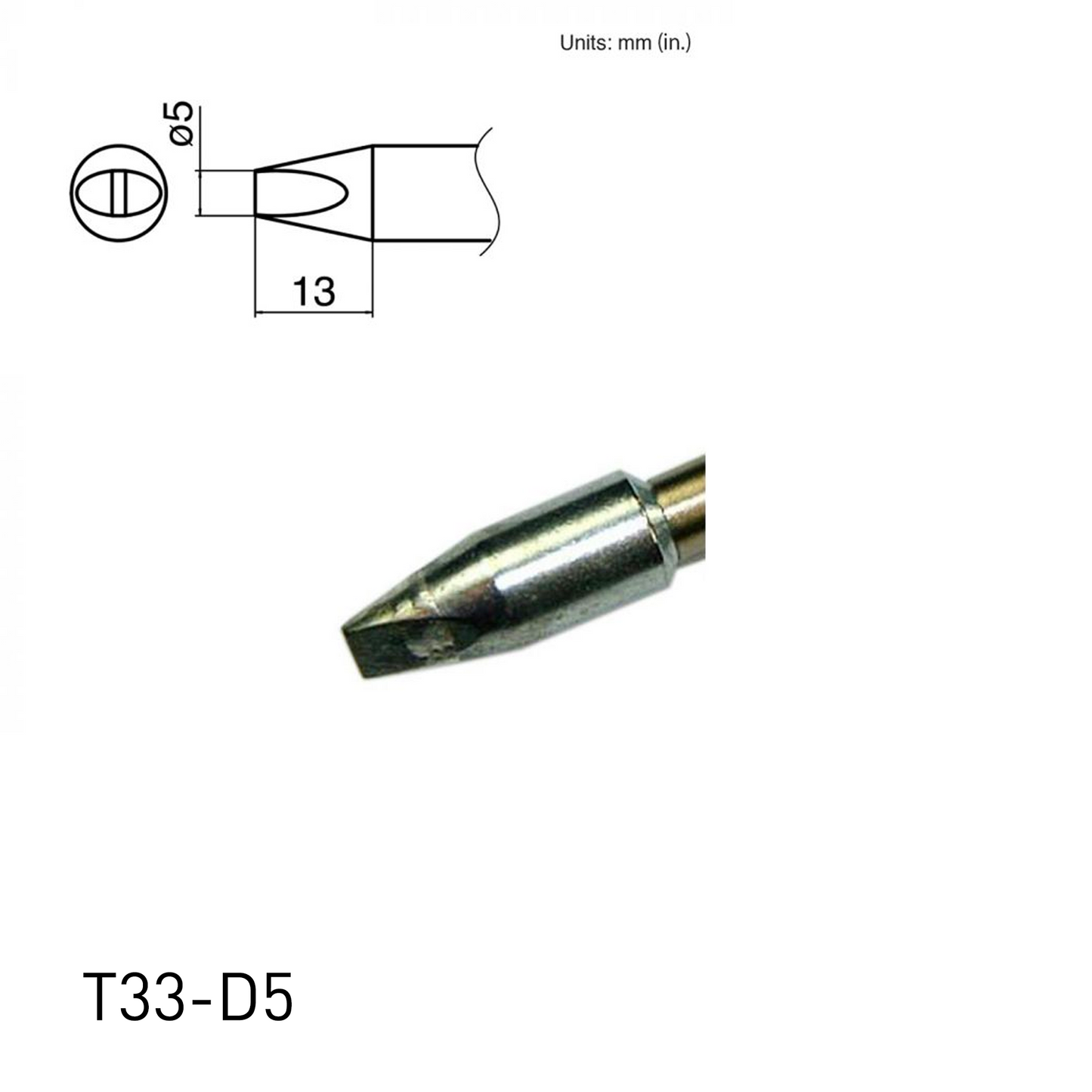 T33 / T33-SS Series Soldering Tips