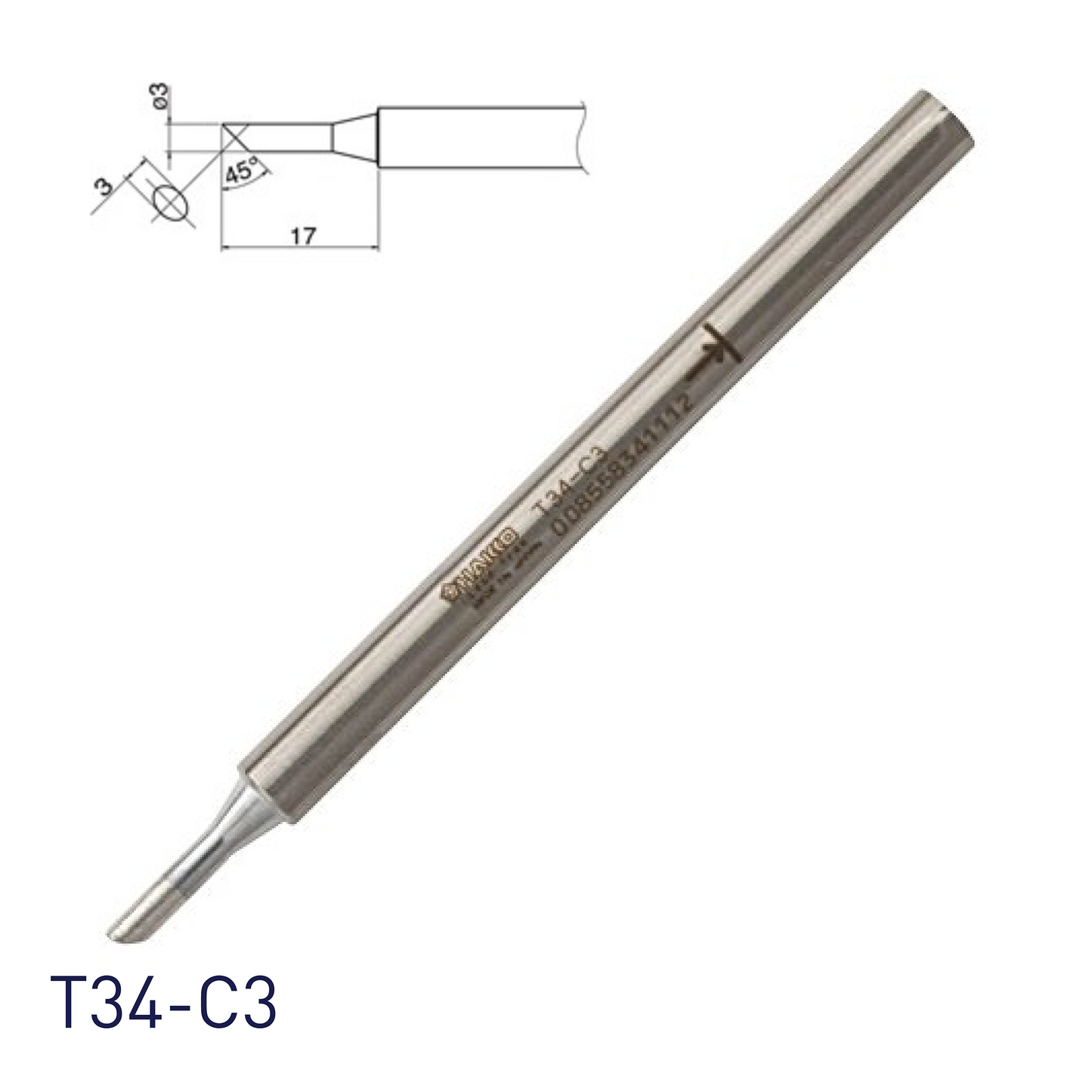 T34 Series Soldering Tips