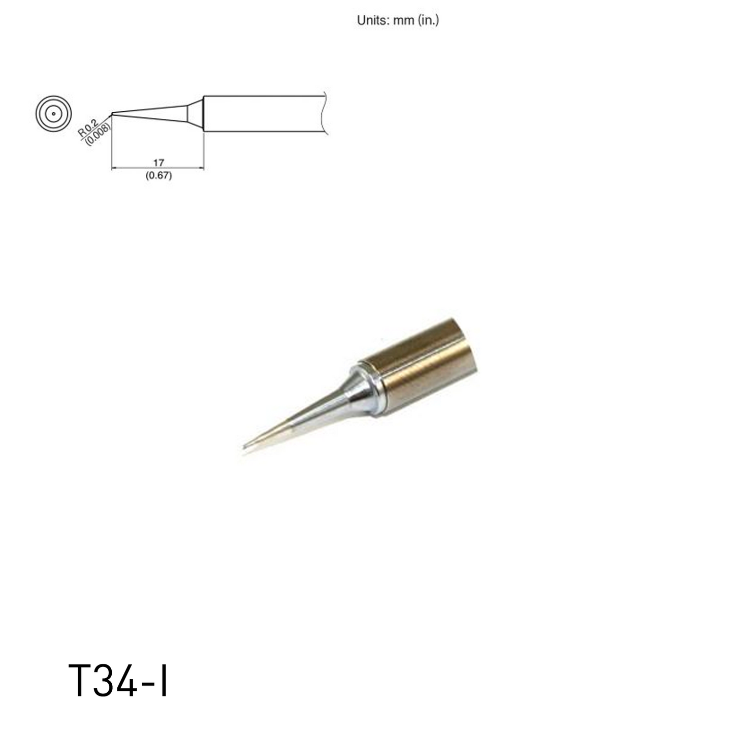 T34 Series Soldering Tips