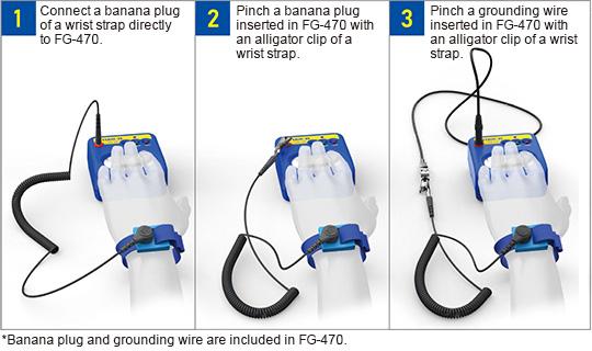 FG-470 Static Control Wrist Strap Tester